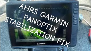 GARMIN LIVESCOPE STABILIZATION FIX FOR AUTO STABILIZATION FAILURE #garmin #livescope #fishing #help 