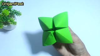 Membuat Origami Mulut | Origami Mulut Sederhana | Cara Mudah Membuat Origami Mulut Simple dan Mudah