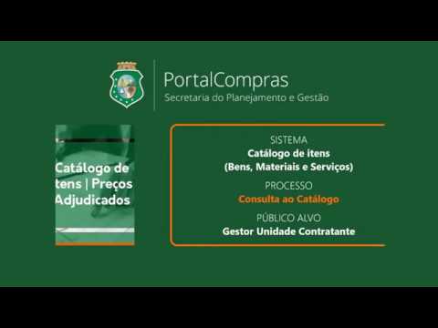 01 Consulta ao Catálogo de Itens