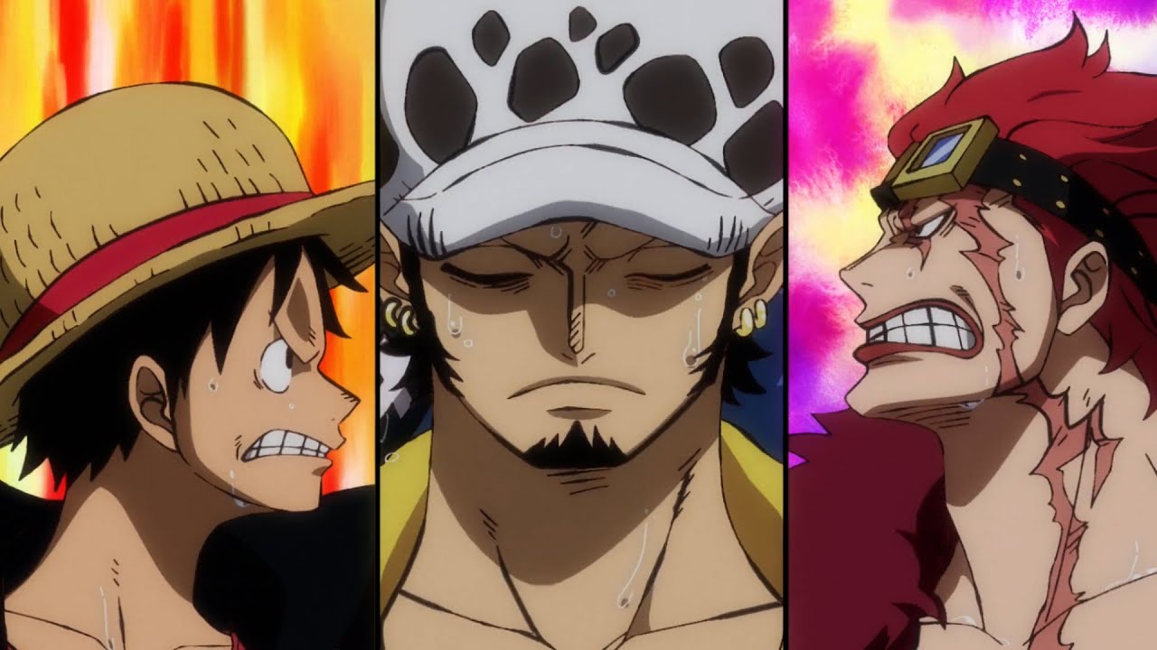 Luffy, Law and Kid claimed to destroy the battleship with one blow ...