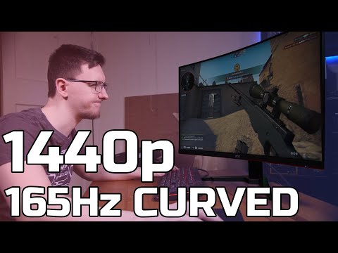 AOC CQ32G2SE Review - 32” Curved 1440p 165Hz Monitor - TechteamGB