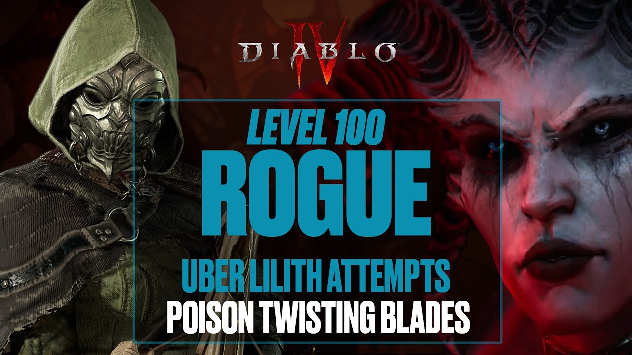 Diablo 4 | Uber Lilith KILL (Finally) | Poison Rogue (Lvl 100)