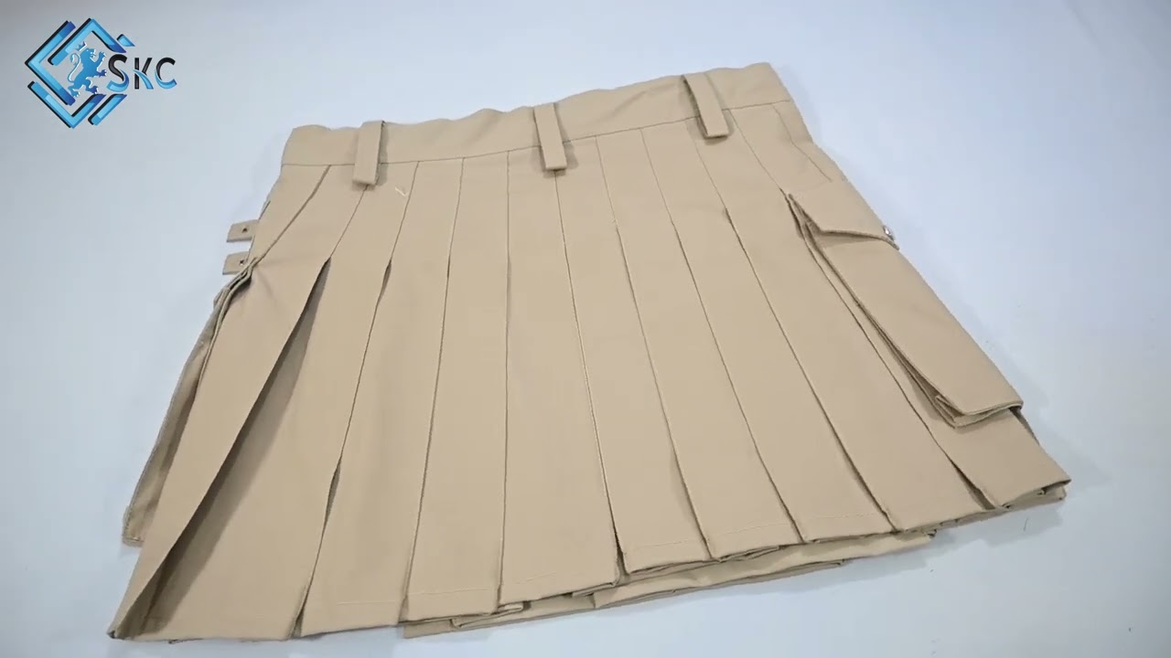 🟤 Classic Khaki Utility Kilt