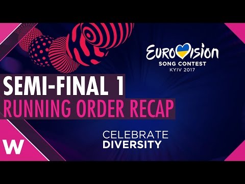 Eurovision 2017: Semi-Final 1 Running Order