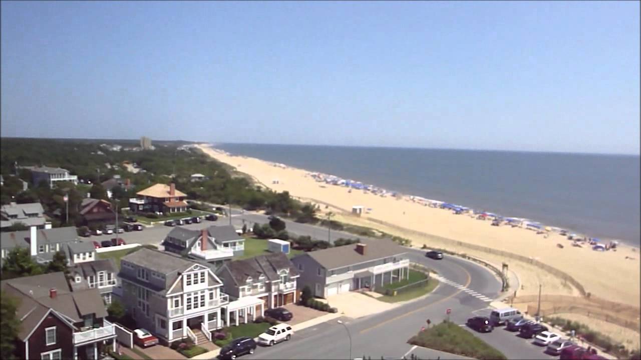 View From Henlopen Hotel Roof In Rehoboth Beach, DE YouTube