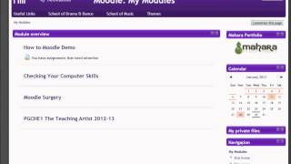 Docking and Undocking in Moodle 2.4