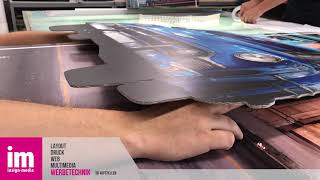 Aufsteller Wabenpappe