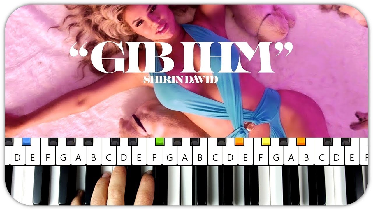SHIRIN DAVID - Gib ihm Instrumental Beat + Piano Tutorial ...