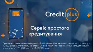 100 грн на мобільний від CreditPlus