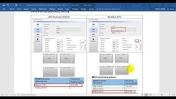 Mitsubishi FX5U RS485 link with Delta DOP100