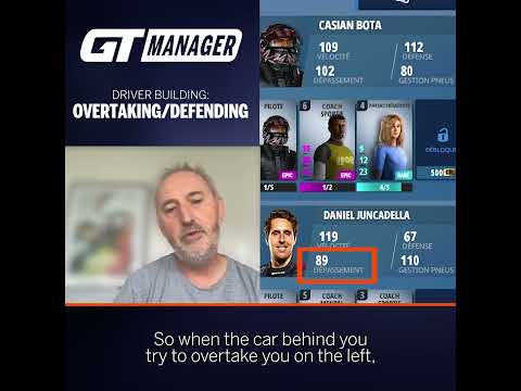 GT Manager - Game Tips : Overtaking & Defending