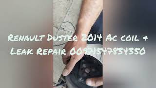 how to repair the ac coil and leaking