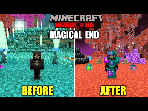 I SURVIVED IN MAGICAL END IN MINECRAFT HARDCORE (Hindi) | LordN Gaming