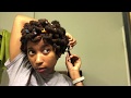 Wash, Re-twist & Curl with Pipe Cleaners