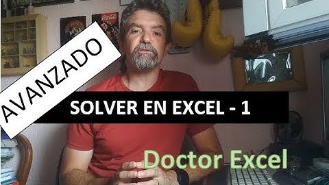 Como usar la herramienta SOLVER en Excel - Parte 1