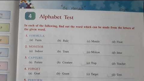 Reasoning Class3,Ch-4( Alphabet Test)