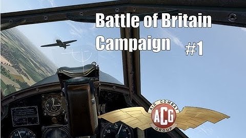 IL-2 Cliffs of Dover Multiplayer - ACG Battle of Britain Mission 1