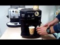 Как приготовить капучино кофемашина Delonghi Esam 2600, 2800, 3000, 3200