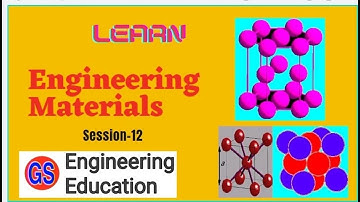 Engineering Materials(Session-12) Crystal Structures BCC FCC HCP  Atomic Packing factor