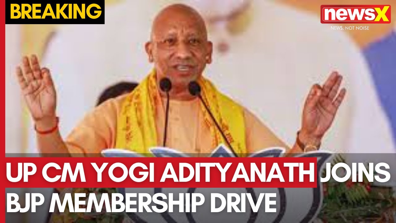 UP CM Yogi Adityanath Joins BJP Membership Drive as Campaign Kicks Off ...