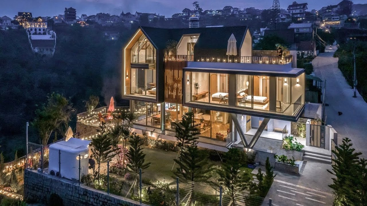 [Bán biệt thự Đà Lạt] đường Hoàng Hoa Thám view thông, diện tích đất 594m2, 4 tầng, 5PN, 45 tỷ