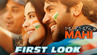 Mr. & Mrs. Mahi || First Look || Rajkummar Rao || Janhvi Kapoor || Karan Johar