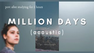 Sabai - Million Days - Acoustic Version (Slowed Down to perfection) ft. Hoang & Claire Ridgely