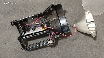 High beam Torch Repairing and Modifications  || Restoring torch