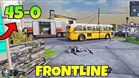 Call Of Duty Mobile FRONTLINE Gameplay | 45 Kills Record | COD Mobile Frontline Mode