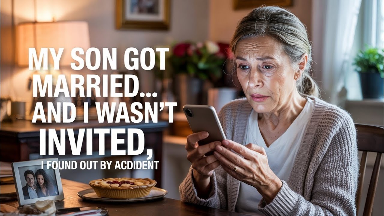  “I Asked My Daughter-in-Law About Their Wedding… She Said ‘Yesterday’ and My Heart Broke”