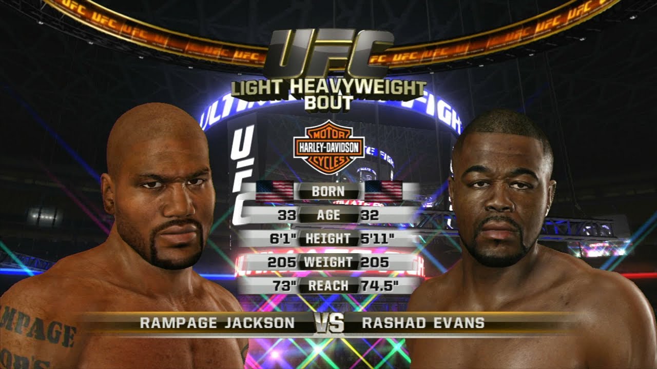 Rampage Jackson Vs Rashad Evans