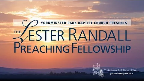 Lester Randall Preaching Fellowship_Rev. Dr. A. Le...