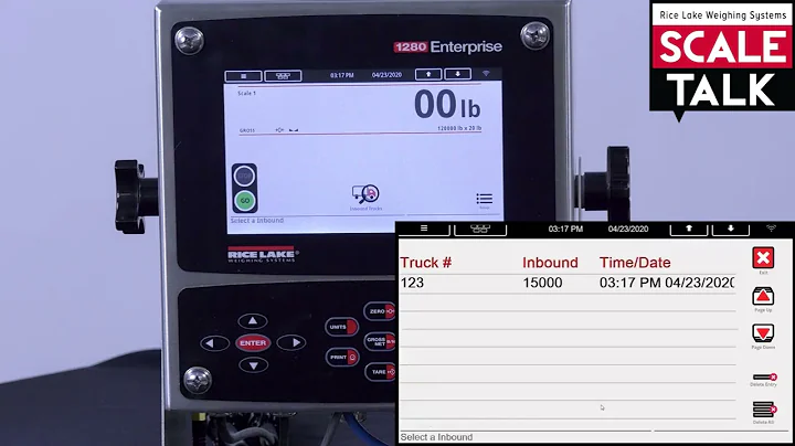 ScaleTalk  Weighing Trucks In & Out Remotely With the 1280