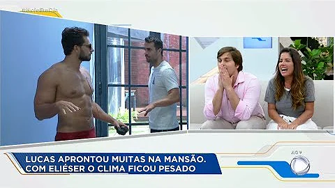 Camila e Lucas comentam repercusso da brincadeira ...