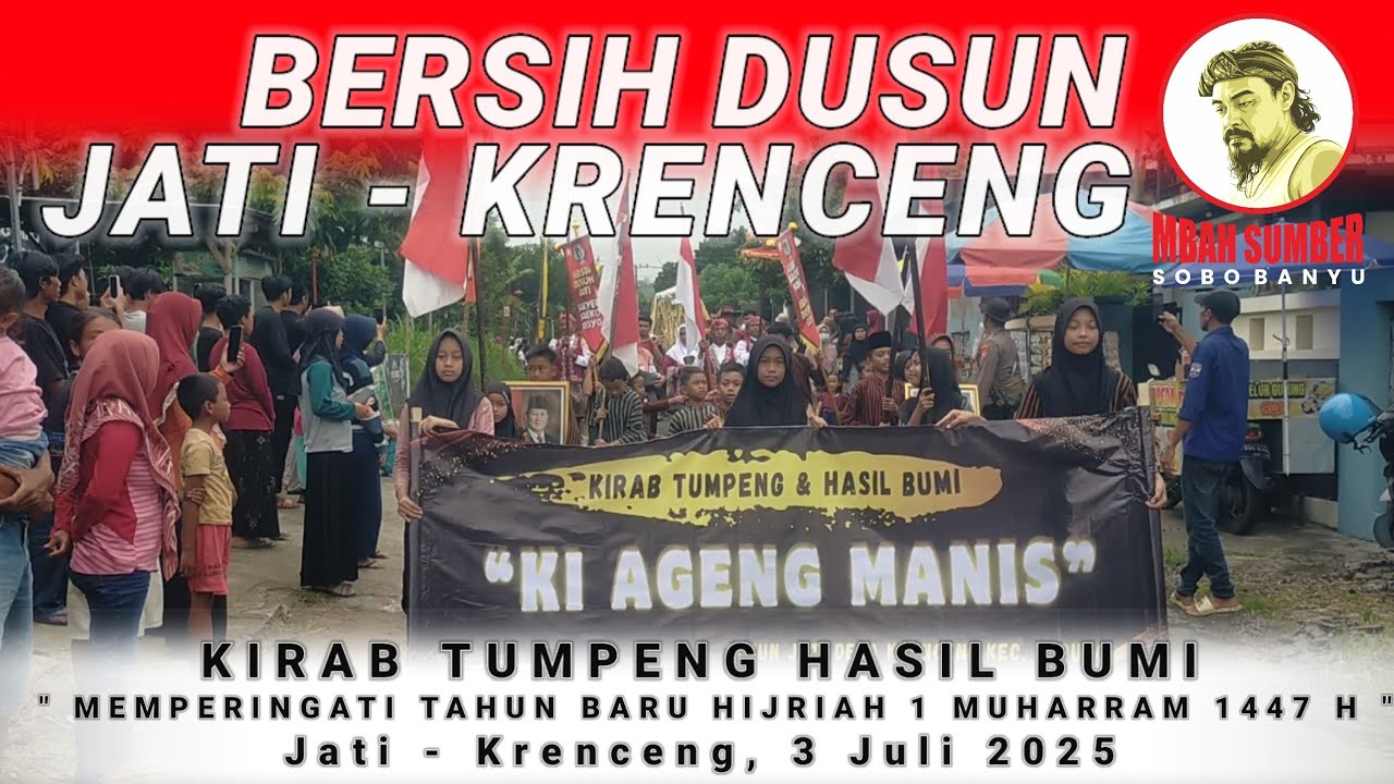 Kirab Tumpeng Hasil Bumi Bersih Dusun Jati