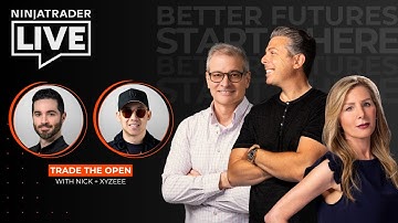 NinjaTrader Live | Futures + Analysis w/ Danielle Di Martino Booth, Nick + Xy, & Leo + Joey 11/20/25