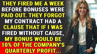 They Fired Me Before Bonuses. They Forgot My Contract Had a 10% Profit Clause.