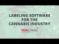Barcode labeling software for the cannabis industry
