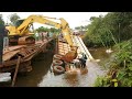 Rescuing Trucks Seriously Damaged Sink in Water ! Heavy Equipment Recovery