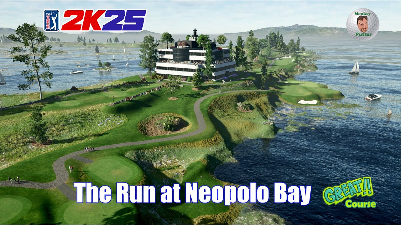 PGA Tour 2K25 — забег в заливе Неополо — демонстрация поля