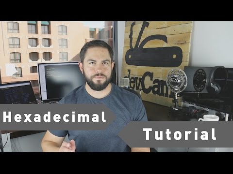Hexadecimal Tutorial for Web Developers