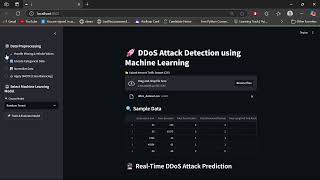 DDOS Attack Detection and Forecating using Machine Learning