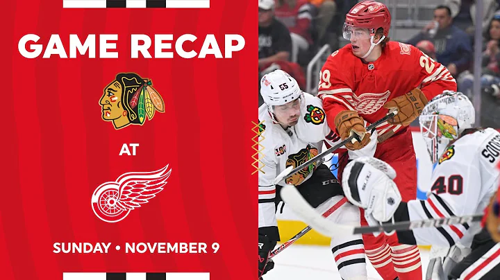 Blackhawks at Red Wings Game Highlights | 11.9.25