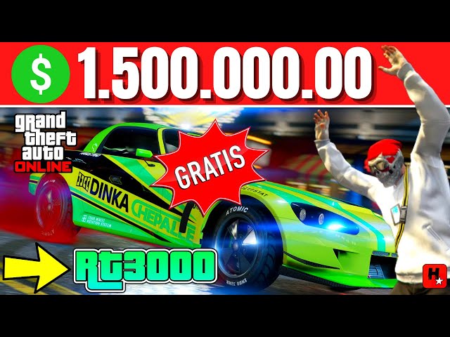 $1.500.000.00 +1 Carro GRÁTIS (Dinka RT3000) GTA Online 