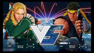 SFV 2016-04-01 kaquarii (Karin) vs samuelhui (Ryu)