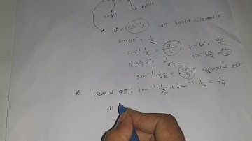 বিপরীত বৃওীয় ফাংশন (inverse  circular function)। ম্যাথ সমাধান।