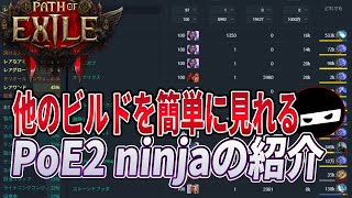 [PoE 2] Check out other people's builds! Introducing PoE2.ninja, which everyone uses