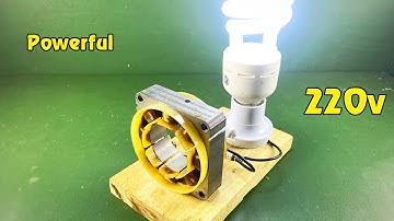 New Generator Free Energy Self Running Using By Copper Wire With Spark Plug
