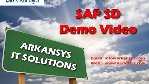 SAP SD ONLINE TRAINING CLASS | SD TRAINING VIDEOS | SD LIVE DEMO | OVER VIEW