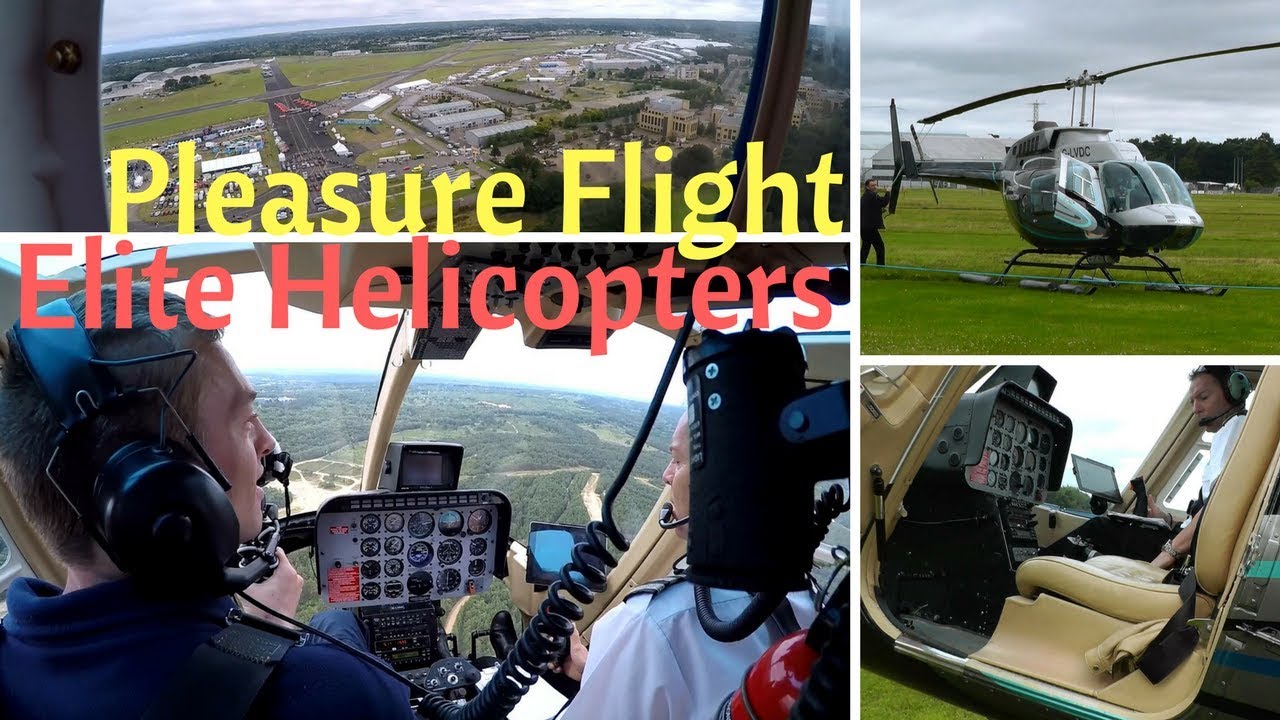 Pleasure Flight with Elite Helicopters at Farnborough Airshow 2016